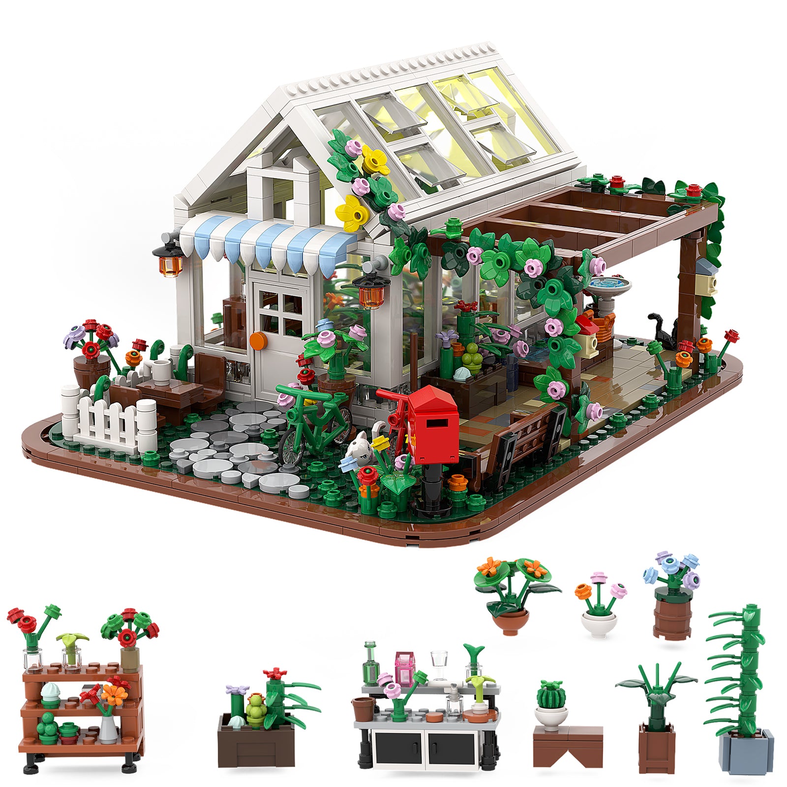 City Plants Greenhouse Children's Construction Toys