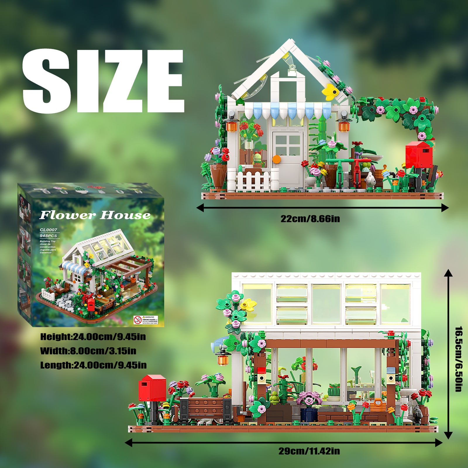 City Plants Greenhouse Children's Construction Toys