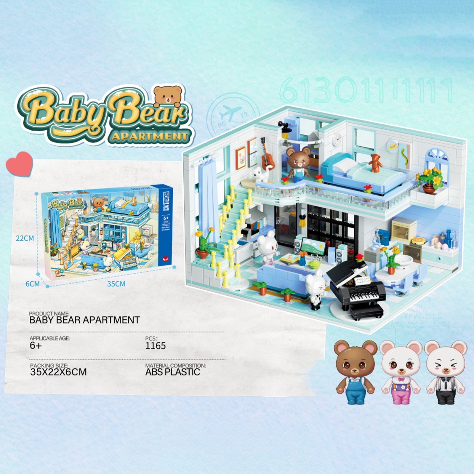 City Friends Apartment Building Toys For Toddlers