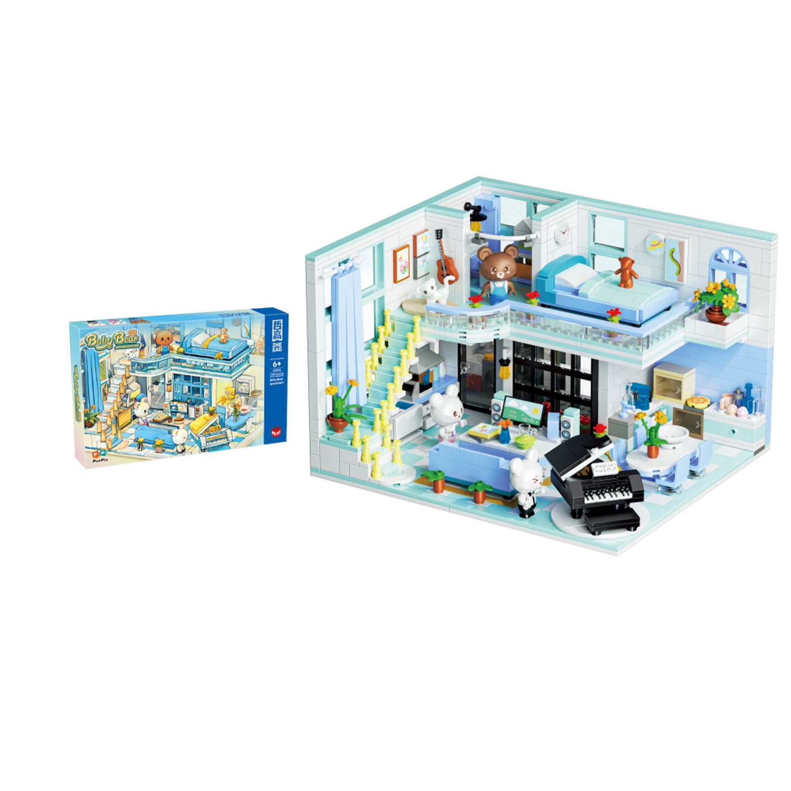 City Friends Apartment Building Toys For Toddlers