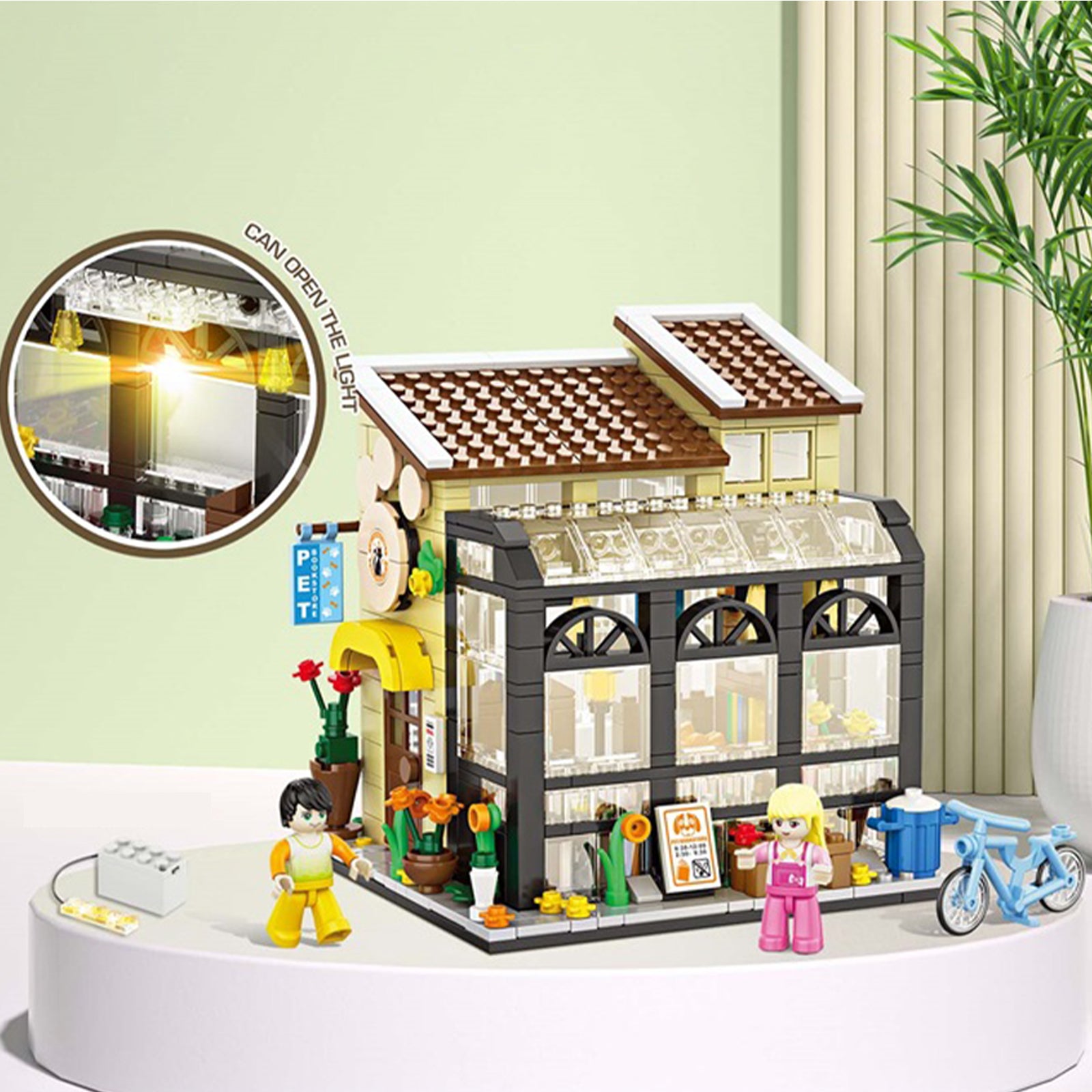 City Bookshop Brick Toy Set