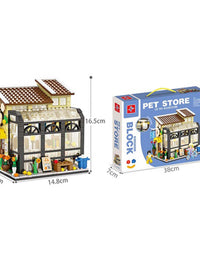 City Bookshop Brick Toy Set