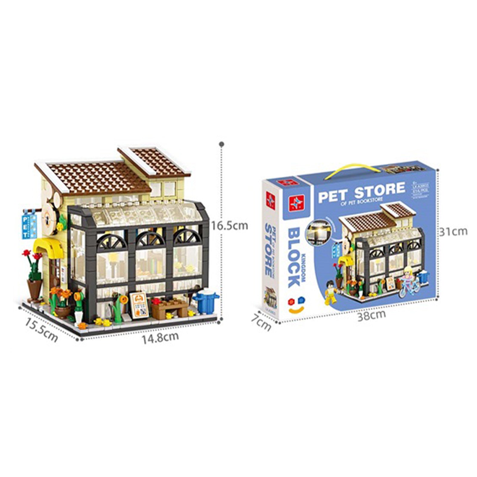 City Bookshop Brick Toy Set