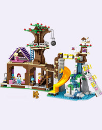 City Camp Tree House Small Building Blocks Set -922PCS