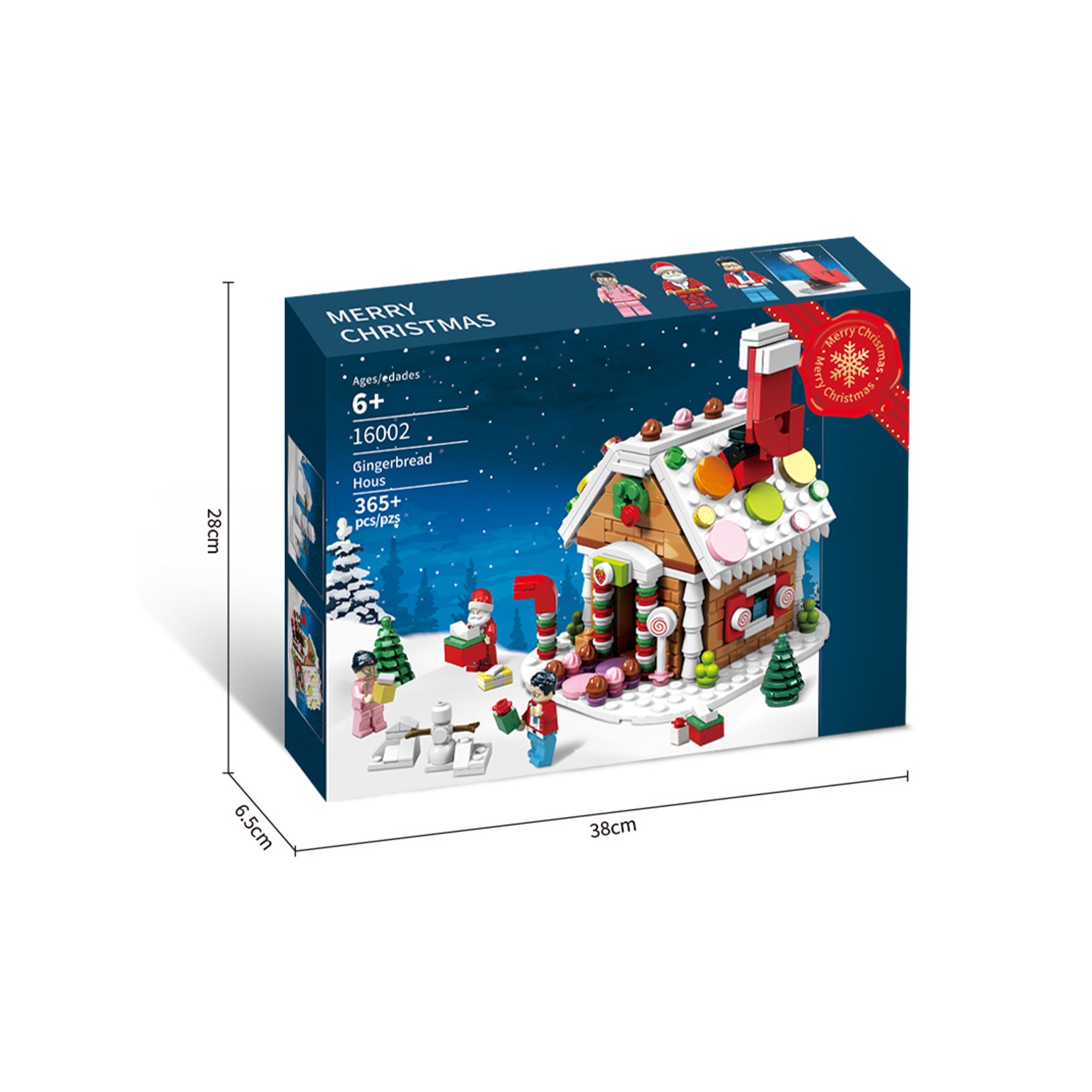 City Gingerbread House moc Building Blocks Set