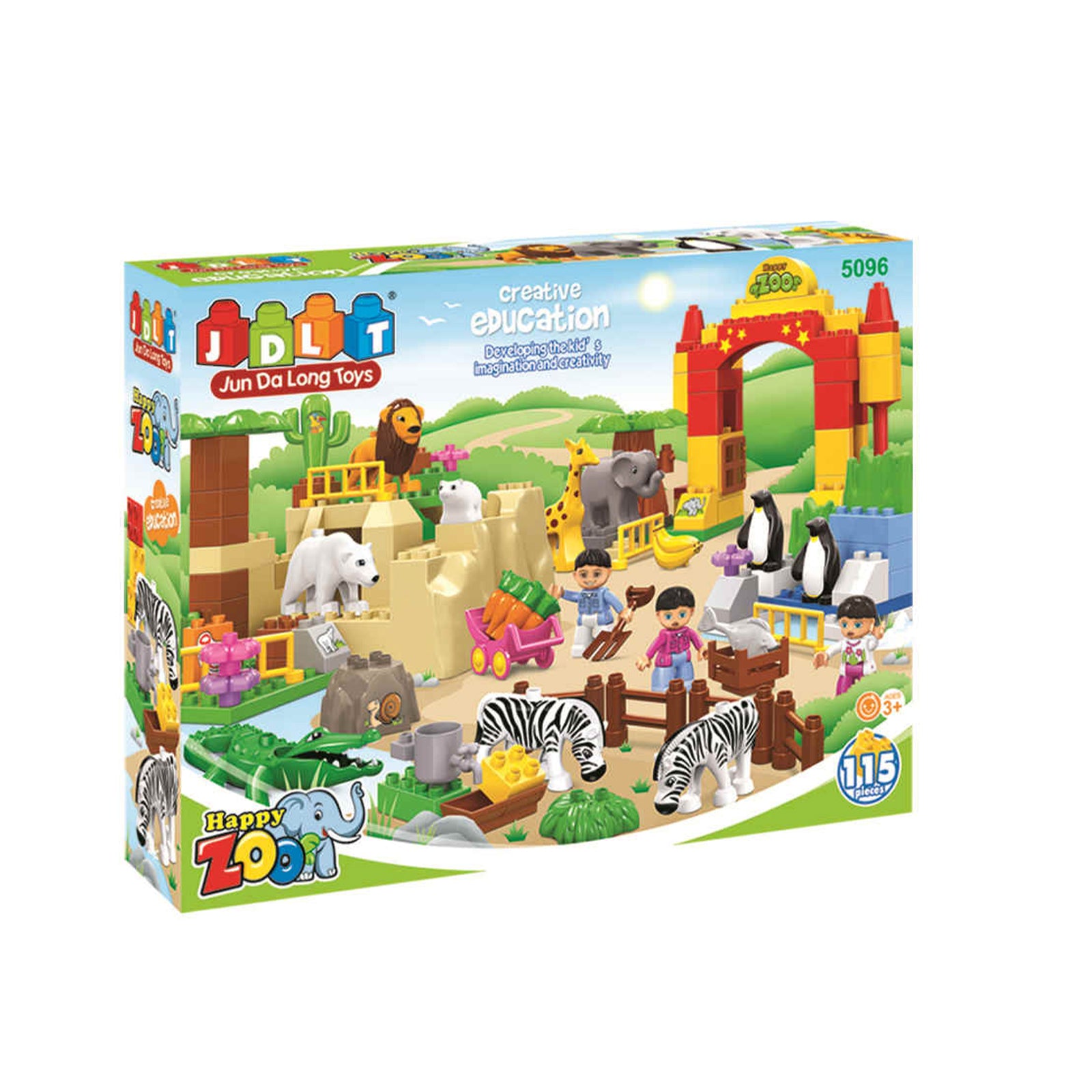 Zoo Mini Building Blocks Animals Toys