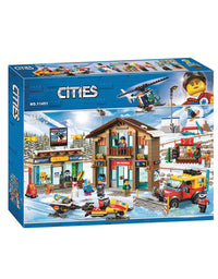 City Ski Resort Brick Toy Set