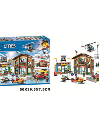 City Ski Resort Brick Toy Set