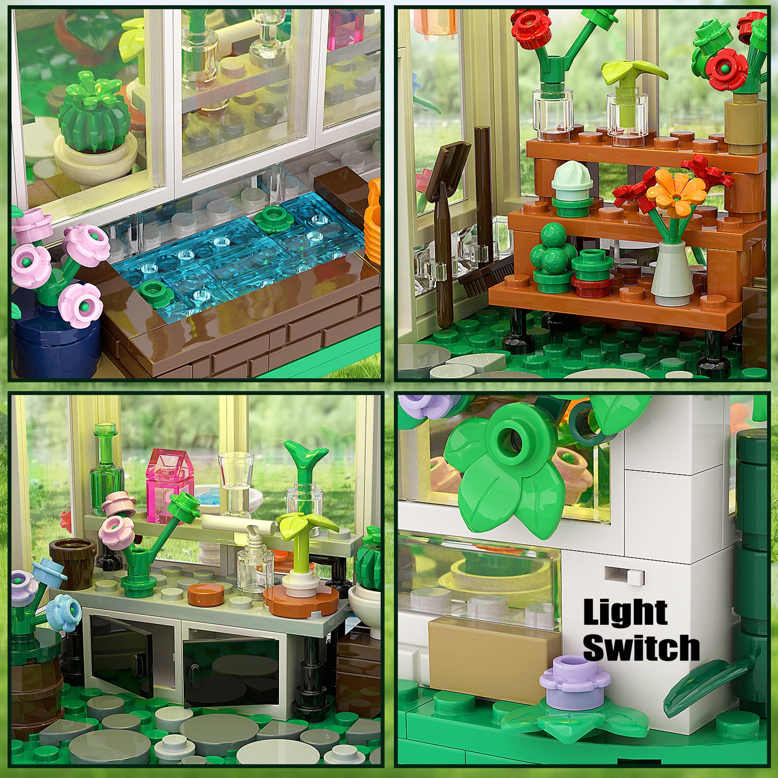 City Plants Greenhouse Children's Construction Toys