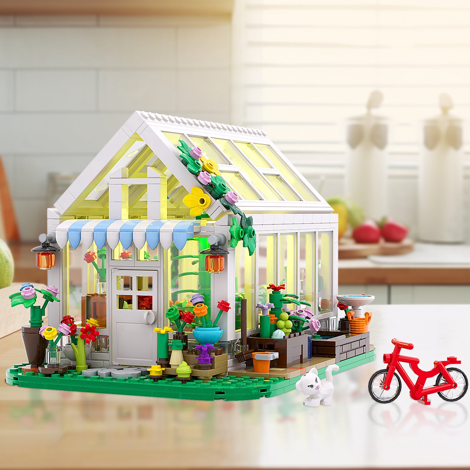 City Plants Greenhouse Children's Construction Toys