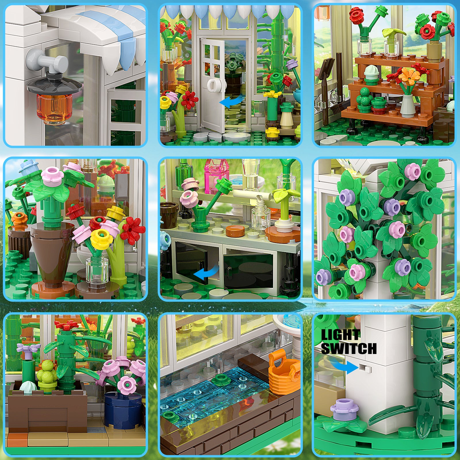 City Plants Greenhouse Children's Construction Toys