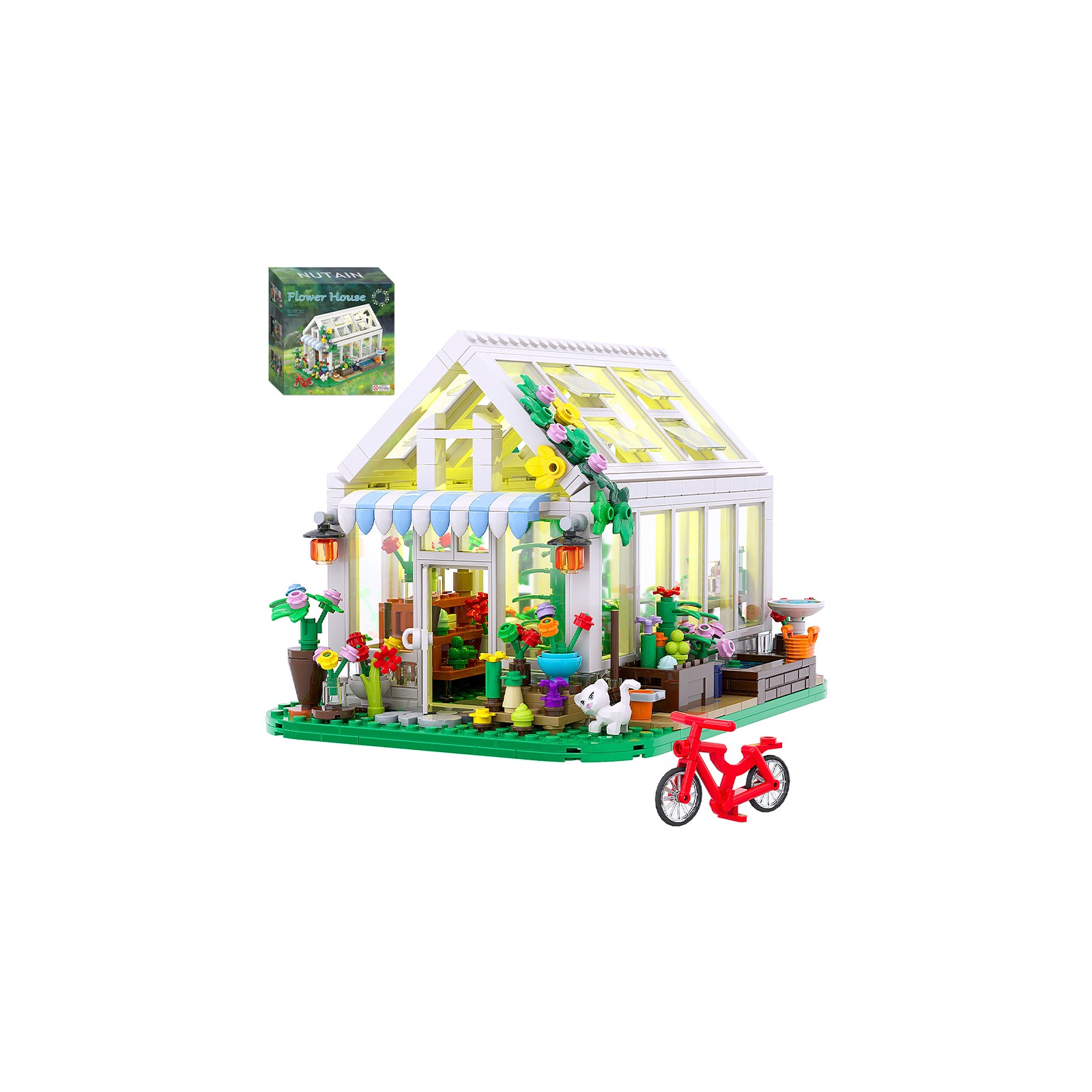 City Plants Greenhouse Children's Construction Toys