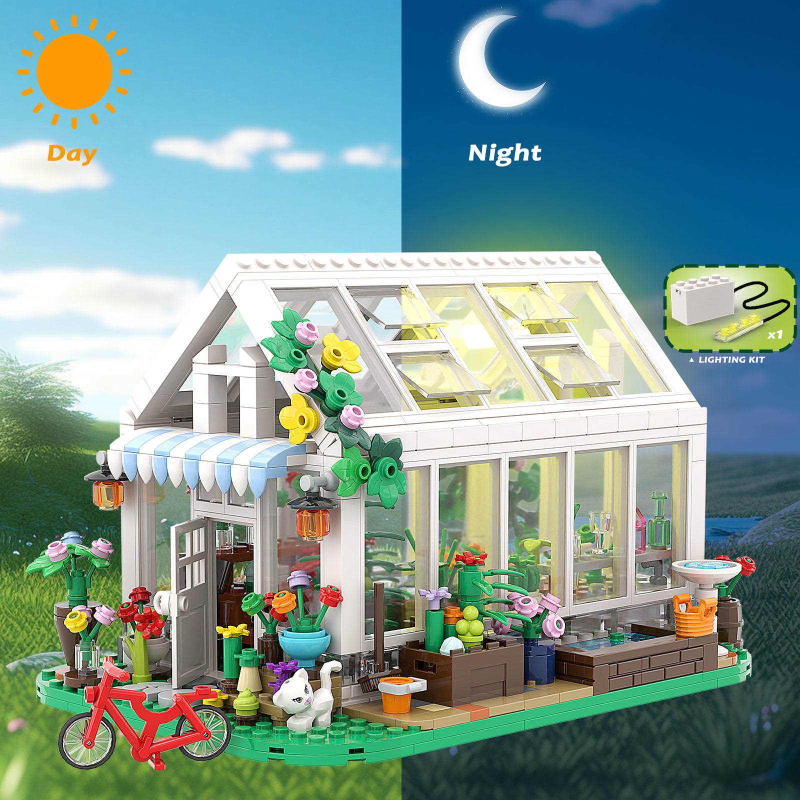 City Plants Greenhouse Children's Construction Toys