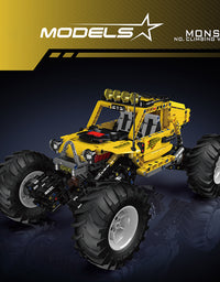 Monster Truck Building Bricks Toys Set