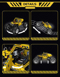 Monster Truck Building Bricks Toys Set
