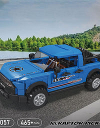 Off-Road Pickup Truck Building Block Toys Set
