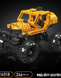 Monster Truck Building Bricks Toys Set
