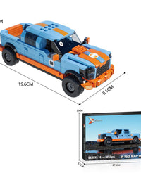 Off-Road Pickup Truck Building Block Toys Set
