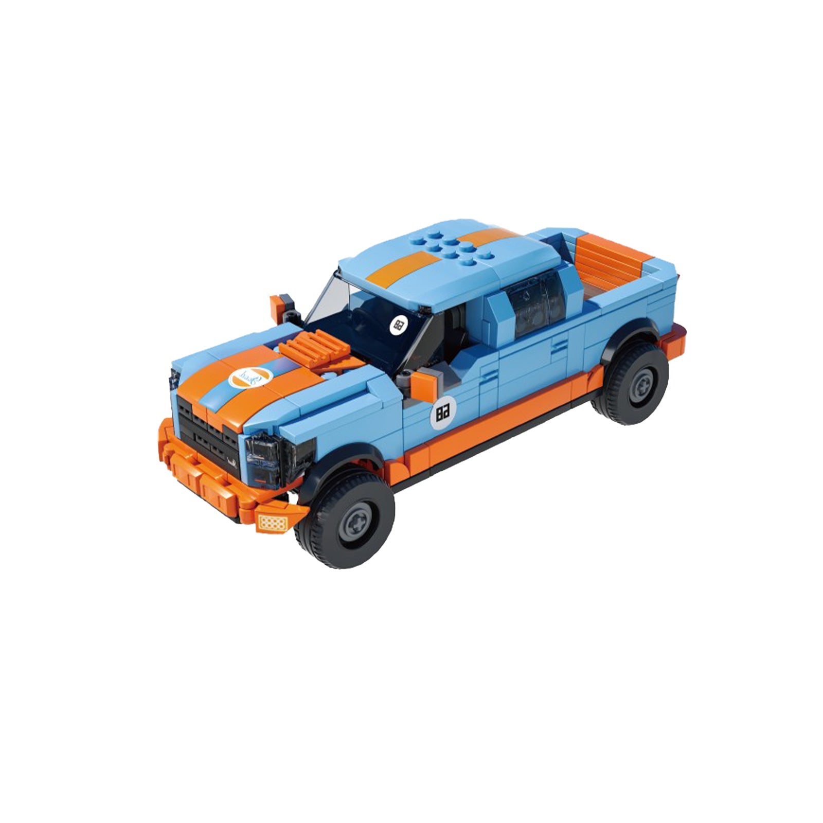 Off-Road Pickup Truck Building Block Toys Set