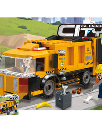 City Garbage Truck Toddler Blocks Toy -236Pcs