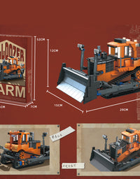 City Bulldozer Vehicle Block Sets -928Pcs