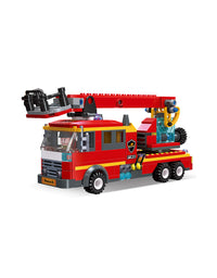 City Light Fire Truck Toy Tiny Bricks Set -273Pcs