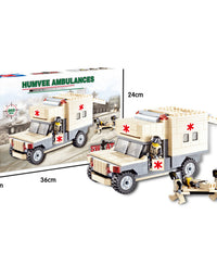 City Ambulance Block Brick Toy Set -260Pcs