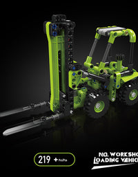 City Forklift Building Bricks Toys Set