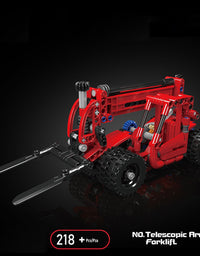 City Forklift Building Bricks Toys Set