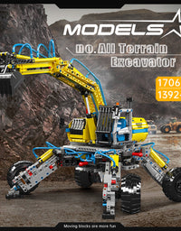 Multifunctional Excavator Construction Block Toys