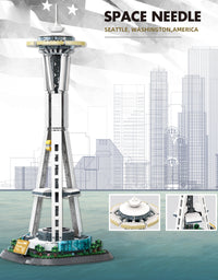 Seattle Space Needle Building Block Toys -1075Pcs