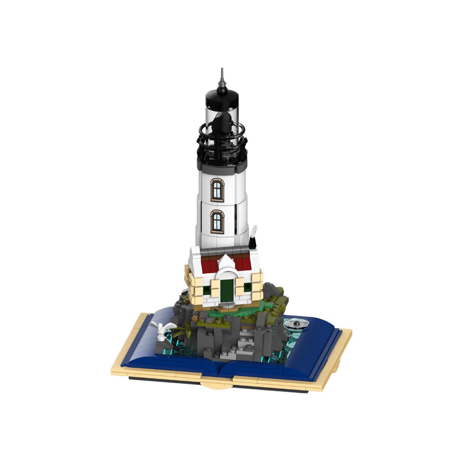 City Lighthouse Block Building Toys Set