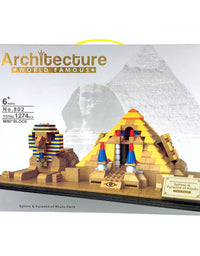 Great Pyramid of Giza Building Mini Bricks Set
