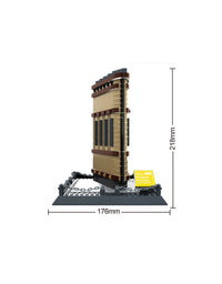 New York Flatiron Building Blocks Toys Set -838Pcs