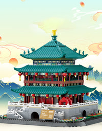 China XiAn Bell Tower Toys Blocks Set -1121Pcs
