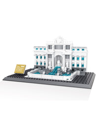 Rome Trevi Fountain Construction Set Toy - 667Pcs