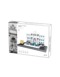 Rome Trevi Fountain Construction Set Toy - 667Pcs