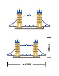 London Tower Bridge Toy Construction Set - 1054Pcs