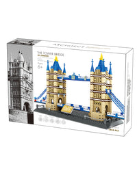 London Tower Bridge Toy Construction Set - 1054Pcs