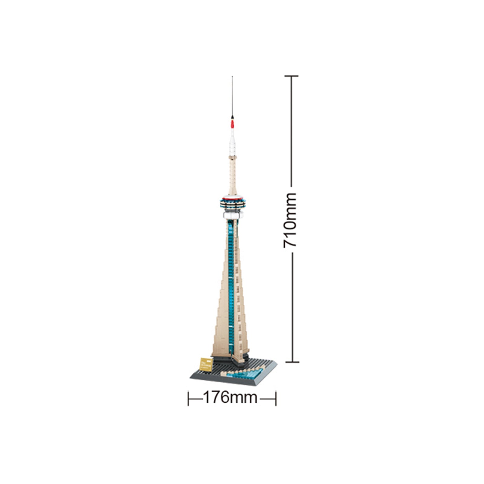 Toronto CN Tower Block Building Sets - 400Pcs