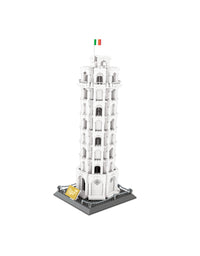 Italy Leaning Tower of Pisa vintage Blocks Toys - 1334Pcs