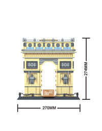 Arc de Triomphe of Paris Brick Blocks Set -1401Pcs
