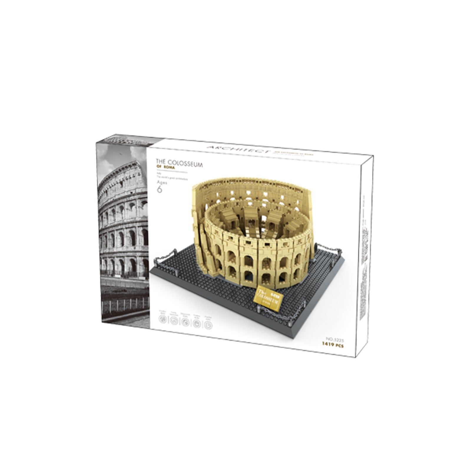 Roma Colosseum Construction Blocks Toy Set