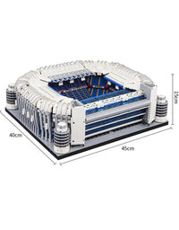 Santiago Bernabeu Soccer Stadium Micro Bricks Toy