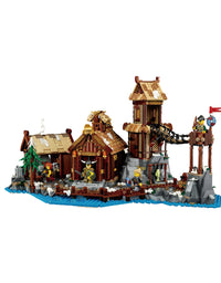 Medieval Viking Village Building Block Toys Set - 2103Pcs