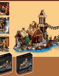 Medieval Viking Village Building Block Toys Set - 2103Pcs