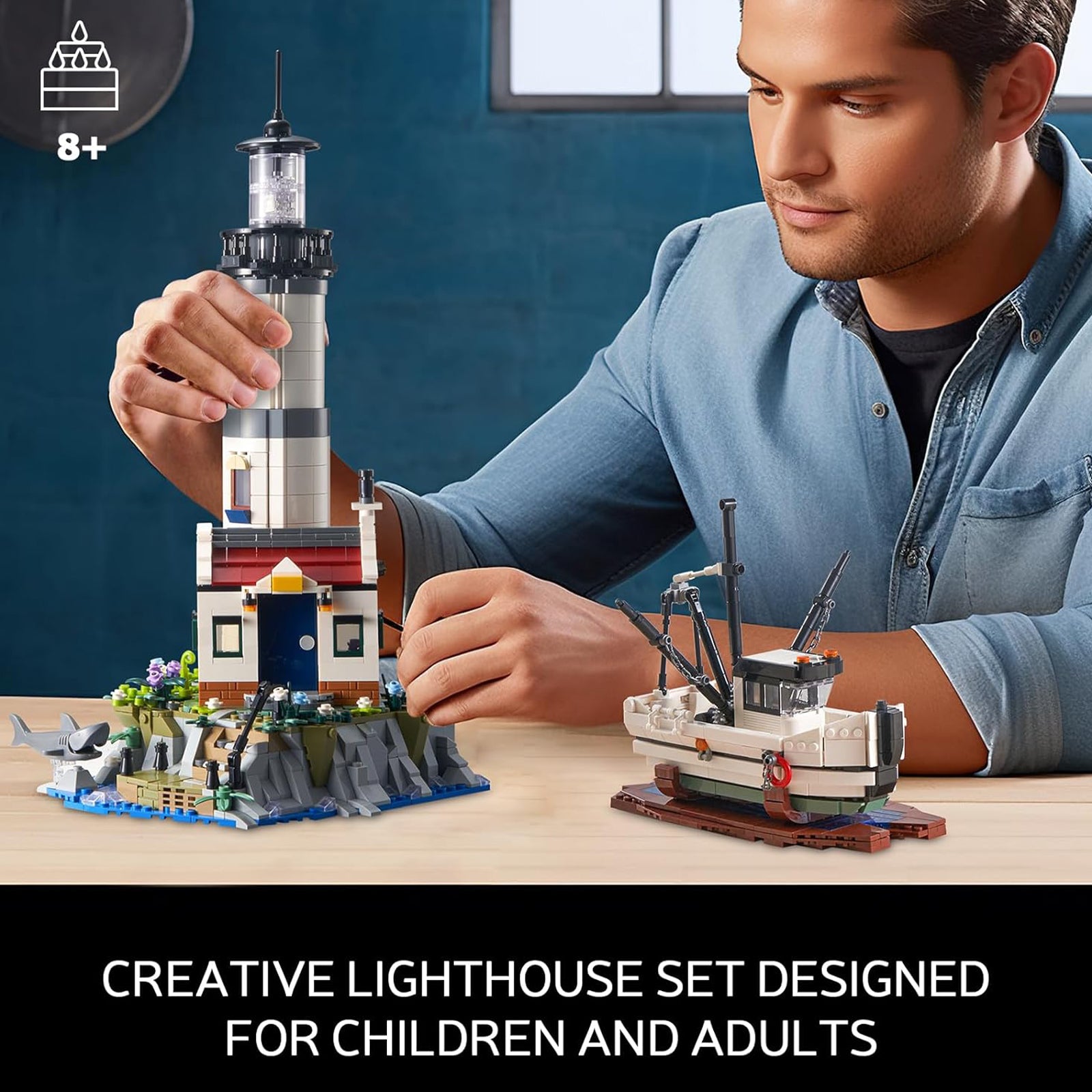 City Lighthouse Block Building Toys Set