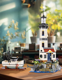 City Lighthouse Block Building Toys Set