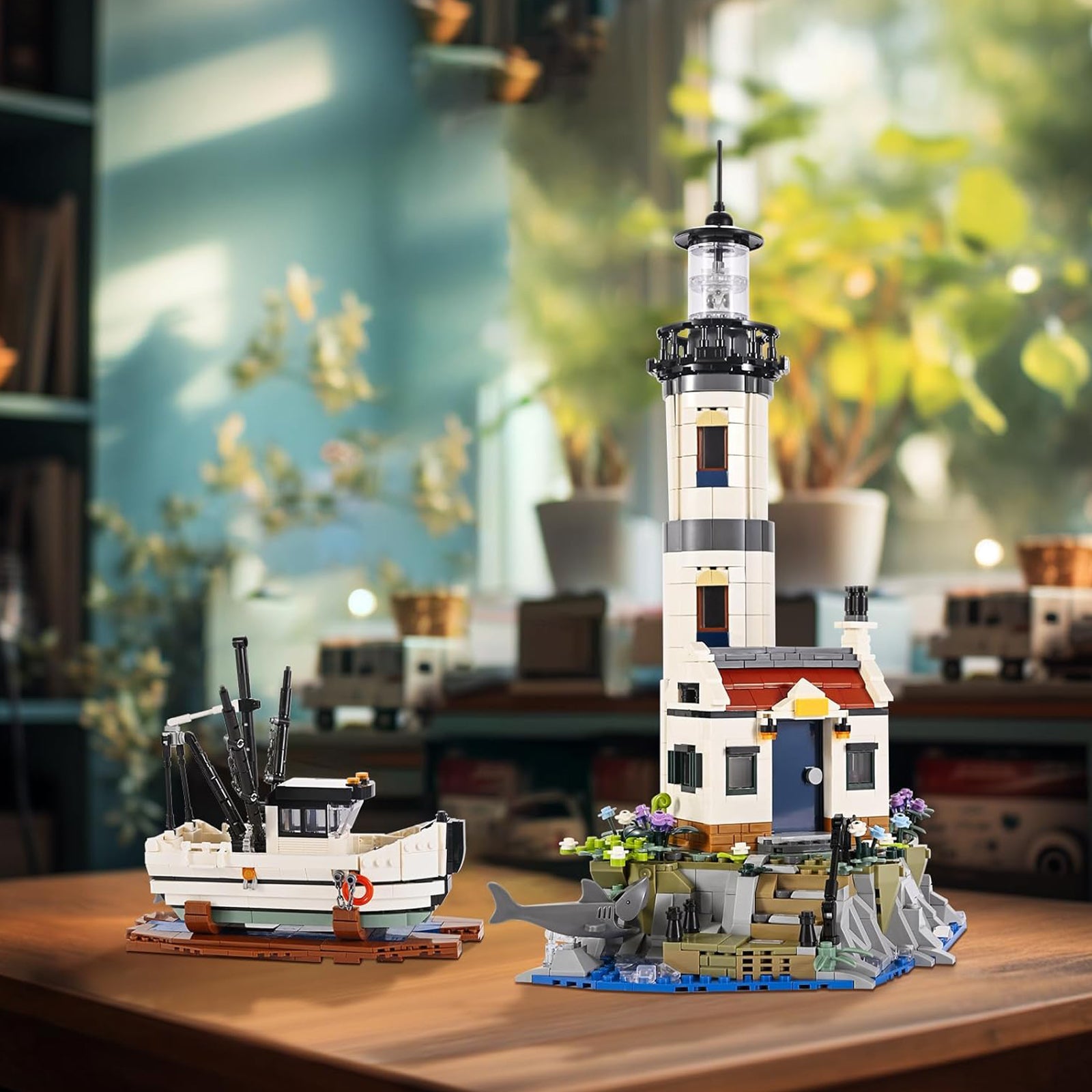 City Lighthouse Block Building Toys Set