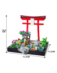 Japanese Tranquil Garden Block Building Set - 346Pcs